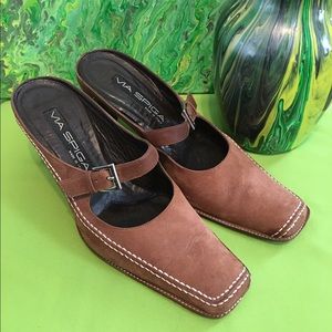 Via Spiga Mule Heel Slides